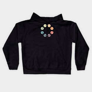 Rainbow Skulls Kids Hoodie